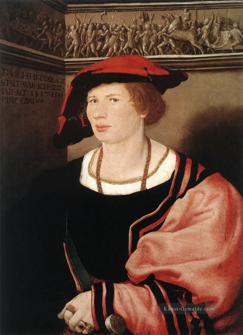 Porträt von Benedikt von Hertenstein Renaissance Hans Holbein der Jüngere Ölgemälde